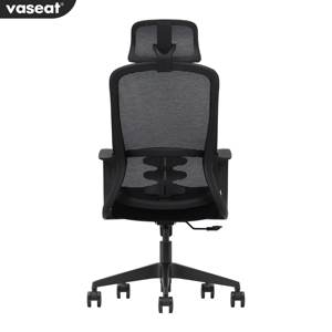 Silla de oficina ejecutiva de malla ergonómica negra al por mayor muebles de oficina y sala de espera económicos de estilo de diseño contemporáneo - Product Image 5