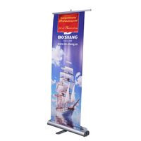 Support de bannière déroulante personnalisé avec impression de marque pour exposition, présentoir publicitaire déroulant, bannière publicitaire sur mesure