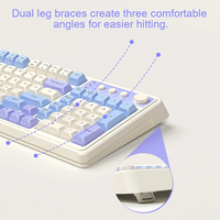 AULA S99 Clavier mécanique personnalisé Structure de joint de clavier tri-mode sans fil Clavier Aula Gaming 99% échangeable à chaud
