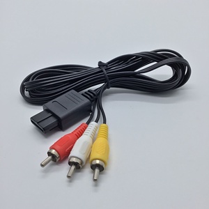 Cho SNES <span class=keywords><strong>AV</strong></span> Cáp cho N64 gamecube RCA cáp <span class=keywords><strong>AV</strong></span> Composite Cáp <span class=keywords><strong>Adapter</strong></span> âm thanh video dây 1.8m - Product Image 3