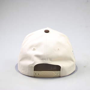 Casquettes de baseball unisexes à 5 panneaux avec logo brodé personnalisé, visière incurvée, fermeture <span class=keywords><strong>snapback</strong></span>, imperméables, en tissu Dobby Dot bicolore - Product Image 5