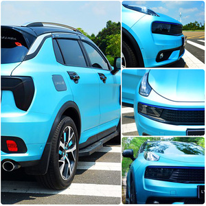 Film Vinyle Adhésif Mat PVC/PET pour Voiture, Effet Peinture Originale, Sans Bulles, Décalcomanie Intérieure/Extérieure, Film DIY pour Changement de Couleur de Voiture - Product Image 4