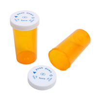 Bouteilles de médicaments et de soins de santé scellées à presser et à tordre, capsules sûres Boîtes de médicaments de voyage en plastique PP de qualité alimentaire