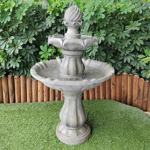 Vente en gros directe <span class=keywords><strong>d</strong></span>'usine, grandes fontaines <span class=keywords><strong>d</strong></span>'eau en résine à 3 niveaux, joli et bon marché - Product Image 2