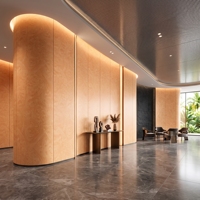 Panneau mural en bambou à installation rapide, panneau en bois Zen, taille 2900x600mm, imperméable et ignifuge, panneau en bois à coller