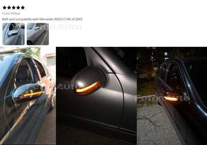 Luz Direccional LED A2038201521 para Mercedes-Benz W203 Clase C (C200-C36) 12V, 1 Año de Garantía, Luces de Espejo - Product Image 5