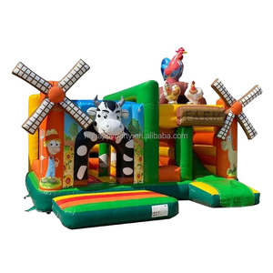Granja comercial tema Hupfburg <span class=keywords><strong>precio</strong></span> <span class=keywords><strong>de</strong></span> fábrica inflables Para Nios niños fiesta <span class=keywords><strong>alquiler</strong></span> equipo castillo hinchable para la venta - Product Image 1