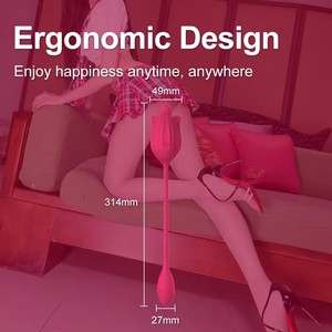 STELLAR PATH Jouet sexuel pour femme, Vibromasseur langue rose en silicone médical et ABS, pour stimulation du clitoris et des mamelons par succion et léchage - Product Image 6