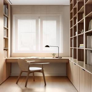Escritorio Flotante <span class=keywords><strong>de</strong></span> Pared, Delgado y Minimalista, con Gabinetes <span class=keywords><strong>de</strong></span> Cierre Suave para Apartamentos Pequeños, Estudios u Oficinas en Esquina - Product Image 1