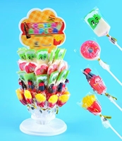 Sucettes personnalisées aux saveurs de fruits, bonbons durs en forme de dessin animé, multicolores, en forme de fruits, pour enfants, 15g, cadeau de fête