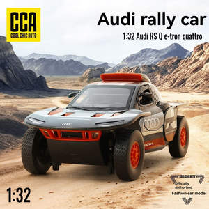 Modèle de voiture de collection en alliage moulé sous pression 1:32 Audi RS <span class=keywords><strong>Q</strong></span> <span class=keywords><strong>e</strong></span>-<span class=keywords><strong>tron</strong></span> Sport avec son et lumière, portes ouvrables, fonction de recul, jouet pour garçon - Product Image 5