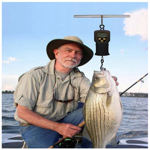 पोर्टेबल निलंबित वजन वाले मछली पैमाने पर वजन हुक स्केल 50 किलोग्राम/10 ग्राम एलसीडी डिजिटल इलेक्ट्रॉनिक हैंगस्केल - Product Image 2