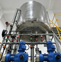 Sistema de Dosificación Completo Directo de Fábrica con Bomba de Control Inteligente PLC y Recipiente a Presión, Productividad de 150 L/Hora, 1 Año de Garantía