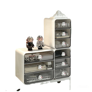 Desktop Drawer Storage Box Rectangle Standing Type Office Organizer For <b>Desk</b> Student Cosmetic Small Items - Product Image 5