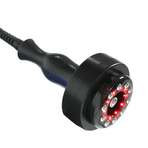 Masseur électrique Gua Sha avec chauffage à pression négative, appareil de thérapie faciale à micro-courant, rechargeable par USB, noir - Product Image 1