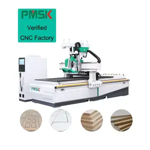 Furniture Cabinet Panels Industry Machinery 1325 Automatic Tool Change Wood Atc Cnc Router Machine