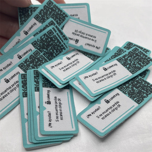 Étiquettes tissées NFC pour vêtements, étiquettes de vêtements en balles, étiquettes à déchirer pour chaussures, étiquettes personnalisées de mode privée - Product Image 2