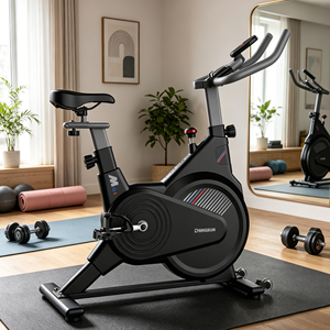 Vélos d'exercice Spinning Echo Smart Buke Cardio coach Cyclami <span class=keywords><strong>Cyclette</strong></span> X Allenamento Cycle à transmission par courroie en acier 120 kg - Product Image 1