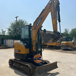 Mini-excavatrice SANY SY35C d'occasion 2022, 3,5 tonnes, avec moteur, boîte de vitesses, pompe et PLC pour petits travaux de terrassement - Product Image 2