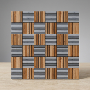 Carreaux de sol en céramique effet pierre brillants 300x300mm Hong Kong Mosaic pour cuisine et salle de bain - Design intérieur - Product Image 3