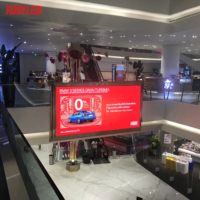 Armoire de Module magnétique publicitaire d'intérieur P1.25 P1.5 P1.6 P4 écran LED affichage vidéo panneau mural pantalons géantes panneau bannière