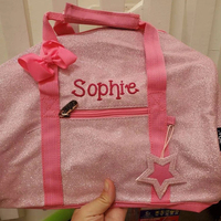 Pochette de voyage pour femme, sac de Ballet à paillettes, sacs de sport personnalisés, vente en gros