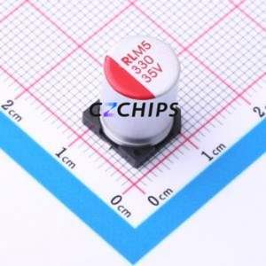 M5331M035E130RT ตัวเก็บประจุแบบแข็ง SMD, D10xL13 มม. ( ความจุ: 330uF ) ( ความแม่นยำ: 20% แรงดันไฟฟ้าที่กำหนด: 35V ) - Product Image 1