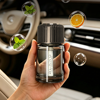 Désodorisant Liquide de Luxe pour Voiture, Parfum Tige de Tomate, Évaporation Naturelle, Longue Durée, Élimination des Odeurs, Bouteille en Verre, Console Centrale