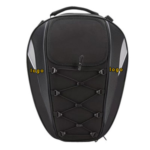 Sac à dos de course multifonctionnel pour la conduite de la moto Sac de siège arrière avec capacité de maintien du casque Bagages et sacoches de moto - Product Image 1