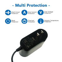 Adaptador de Corriente CA/CC de 36 W con Certificación CE, ETL y FCC, 3 V, 9 V, 12 V, 24 V, 30 V, 0,1 A, 0,5 A, 1 A, 2 A, 3 A, 4 A, 5 A, Adaptador Universal, Fuente de Alimentación LED CCTV