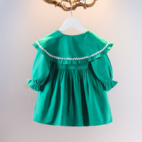Robe de princesse en coton à manches longues pour filles Power Factory, style occidental, mode printemps-automne, jupe pour enfants