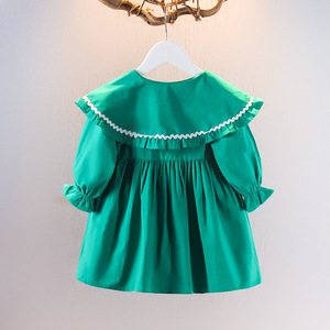 Vestido de <span class=keywords><strong>Princesa</strong></span> de Manga Larga de Algodón para Niñas Power Factory, Estilo Occidental de Primavera y Otoño, Falda Infantil a <span class=keywords><strong>la</strong></span> Moda - Product Image 2