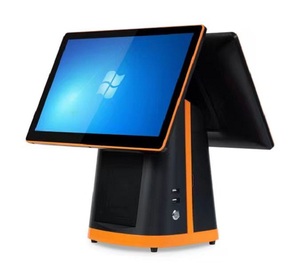 Impresora térmica H2156E de 80mm, Terminal POS Android de pantalla dual de 15,6 + 15,6 pulgadas para <span class=keywords><strong>cajero</strong></span> de restaurante y máquina Pos - Product Image 1