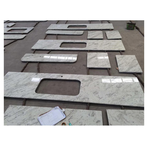 Dessus de <span class=keywords><strong>banc</strong></span> de cuisine en granit blanc pour <span class=keywords><strong>comptoir</strong></span> en pierre d'hôtel d'appartement - Product Image 1