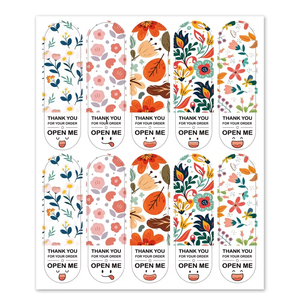 Caja de seguridad personalizada, etiqueta de sellado, hoja adhesiva, rollos de cinta adhesiva, cajas de embalaje de papel de impresión de logotipo para pequeñas empresas - Product Image 2