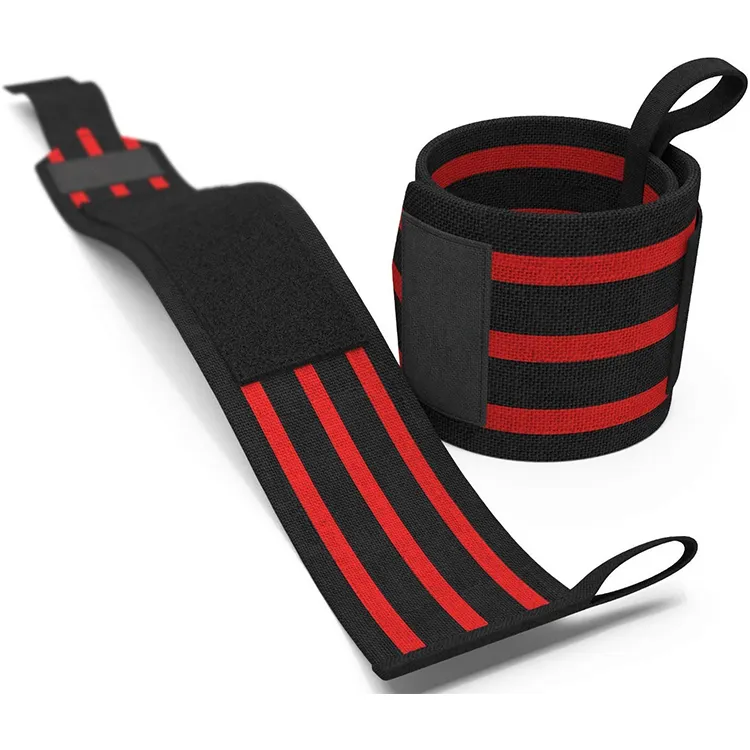 Factory outlet wrist wraps custom logo lifting straps weight gym fitness
