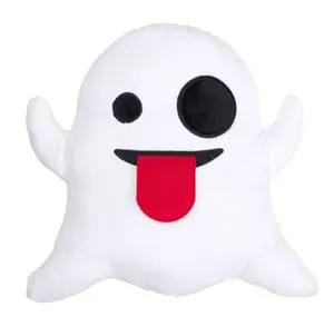 OEM sang trọng ma Halloween Pet đồ chơi 35cm Ghost Shape seaquker sang trọng gối mềm nhồi đồ chơi