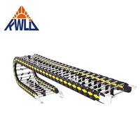 CNC Machine Protection Fils Et Tubes En Plastique Cnc Flexible Ingénierie En Plastique Câble Drag Chaînes Câble Transporteur Chaîne De Piste