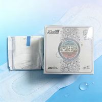 Serviettes hygiéniques ailées pour femmes, douces, à forte absorption, anti-fuites, respirantes, rapides, confortables, 280 mm, emballage en boîte, faciles à utiliser