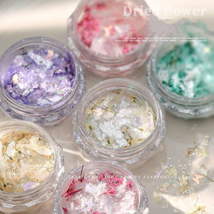 Novedad en accesorios para uñas <span class=keywords><strong>de</strong></span> flores secas <span class=keywords><strong>de</strong></span> 6 colores, pieza mixta <span class=keywords><strong>de</strong></span> concha Flash, polvo <span class=keywords><strong>de</strong></span> ópalo, Nube <span class=keywords><strong>de</strong></span> fantasía, brocado, purpurina, arte <span class=keywords><strong>de</strong></span> uñas - Product Image 1