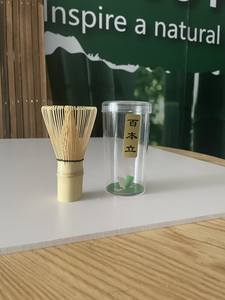 Fouet à thé matcha en bambou de haute qualité, écologique, SKYJOY, design japonais traditionnel fait à la main, logo gravé personnalisé, 100 brins - Product Image 4