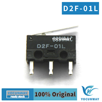 Nouveau micro-interrupteur de souris original D2F-01L, interrupteur à point gris OMRON du Japon, interrupteur de fin de course
