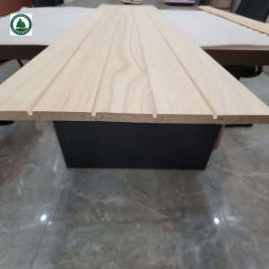 <span class=keywords><strong>Homeroom</strong></span> 3D แผ่นไม้ติดผนัง,แผงเก้าอี้ทำจากพอลโลเนียไม้เนื้อแข็งภายนอกอาคาร - Product Image 3