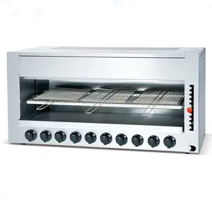 Salamandra infrarroja de Gas, equipo de cocina comercial para Hotel, 20 cabezales, alta eficiencia, GS-20