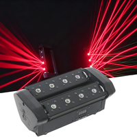 Mini projecteur laser araignée RGB à faisceaux multiples, contrôle DMX512, pour bars, discothèques et éclairage de scène - Vente flash