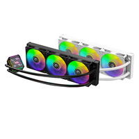 Refroidisseur de processeur liquide AIO Tian Jifeng Baidi II 360 mm avec écran LCD 2,8 pouces, haute efficacité, ARGB, roulement à billes