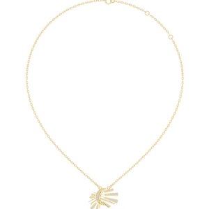 High Quality Celestial Sunburst Crescent Pavé Diamond Statement <b>Necklace</b> for Women Luxury Looks and Wedding Party at Best Price - Product Image 4