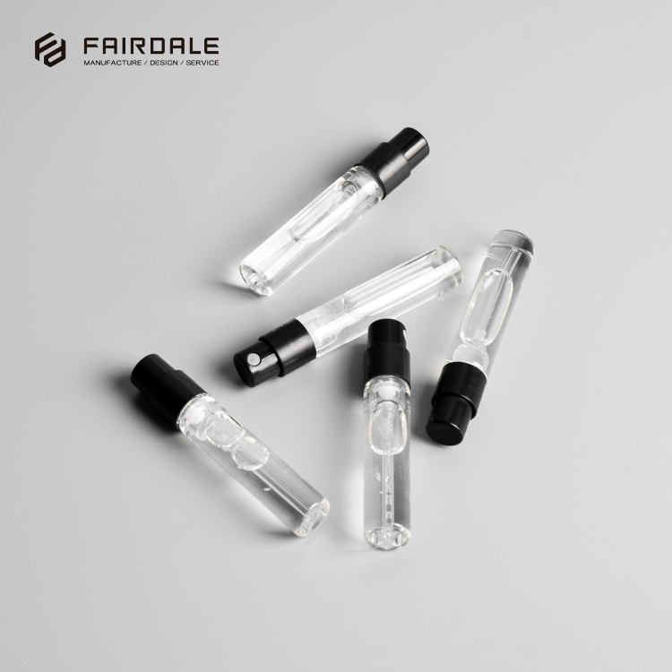 Free Sample Popular Clear Tube 2ml 3ml 5ml 10ml Glass Spray Empty Perfume Bottles Vial Glass Bottle 2ml 5ml Glass spray bottles