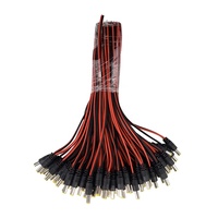 Cuivre 5.5x2.1mm5.5x2.5mm CAMÉRA DC câble d'alimentation Utilisé pour la surveillance de sécurité accessoires