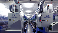 Machine à filer le lin Zhuopeng F2508 et dispositif de défilage automatique F158-J avec 456 fuseaux et moteur